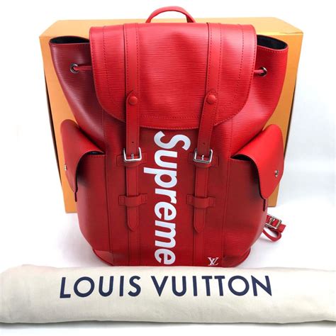 supreme x louis vuitton backpack buy|louis vuitton supreme backpack men.